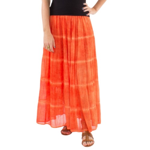 Damen maxirock mit - damen,