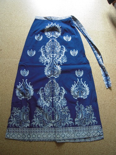 Rock keris batik blau - rock,