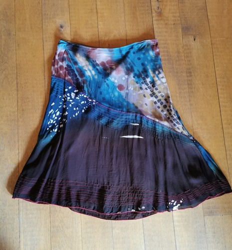 Rock batik grün - -, braun