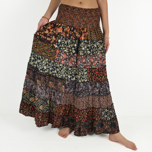 Boho maxirock mit - maxirock,